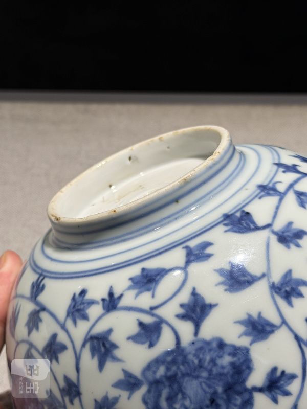 明正德 青花缠枝花卉孔明碗 - 图15